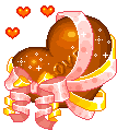 Gif animé coeur cadeau